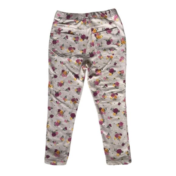 Toddler Girl Leggings w/back Pockets. Flower All-Over Print Size 4T - Picture 3 of 6
